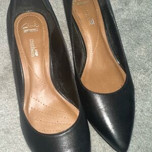 Clarks Women's Classic Black Heels